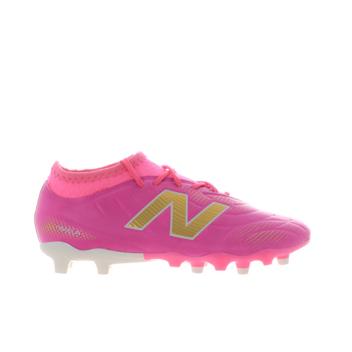 New Balance Tekela Team V5 Junior FG Football Boots (Pink Heat)
