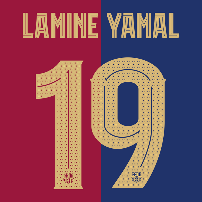 FC Barcelona Home Print 24/25 (Youth) - LAMINE YAMAL 19
