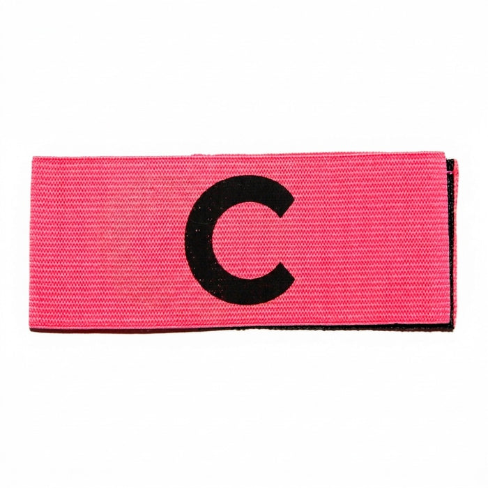 Senior football captain's armband in pink