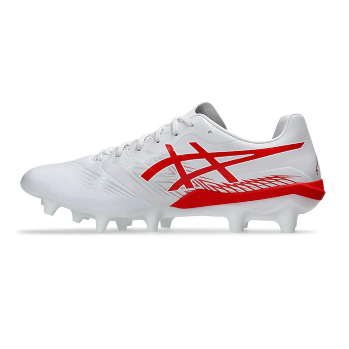 Asics Swift Strike FG Football Boots (White/Fiery Red)