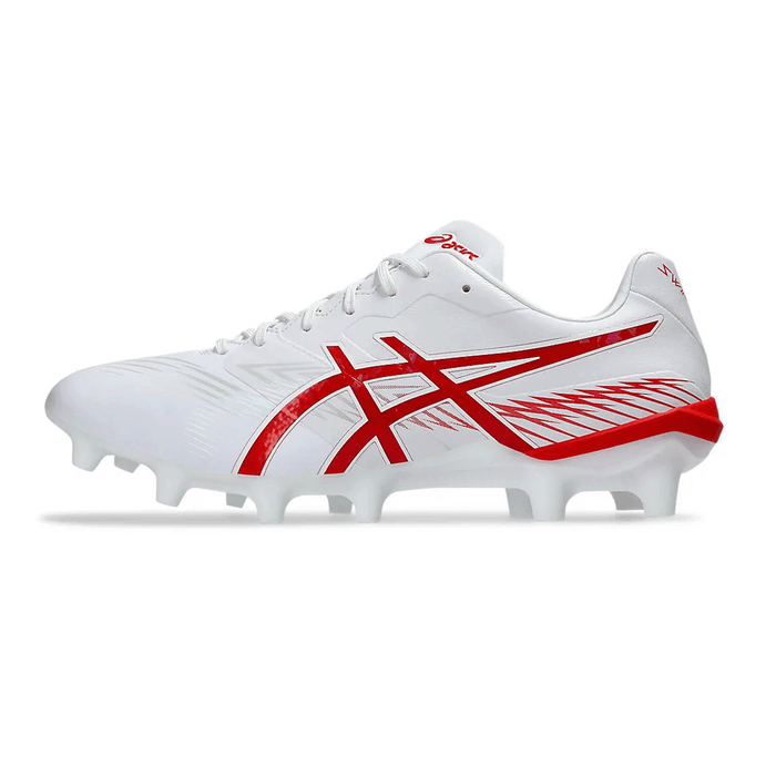 Asics Swift Strike FG Football Boots (White/Fiery Red)