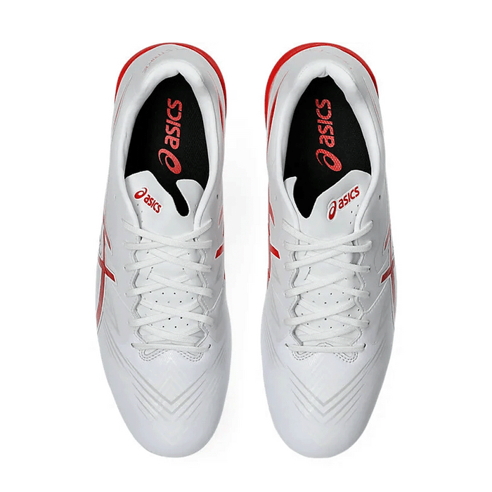 Asics Swift Strike FG Football Boots (White/Fiery Red)