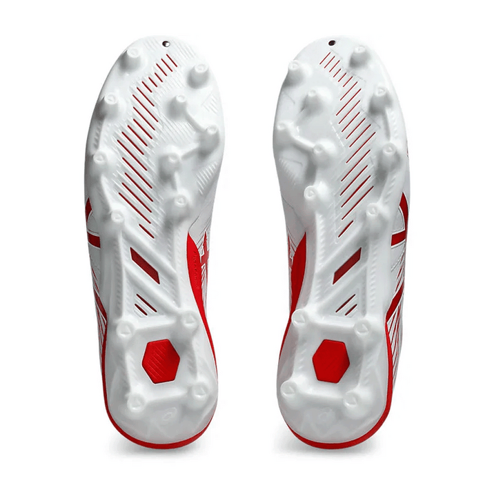 Asics Swift Strike FG Football Boots (White/Fiery Red)