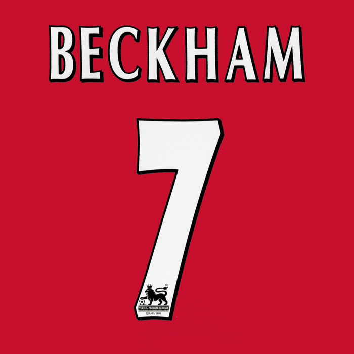 Premier League 1997-07 Flock (White) - BECKHAM 7