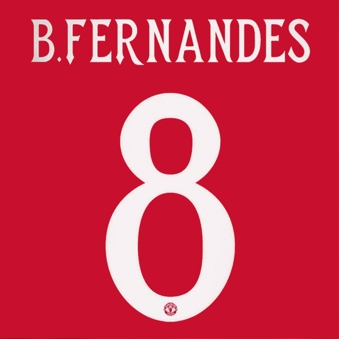 Manchester United Print 25-26 (Adult) - B. FERNANDES 8