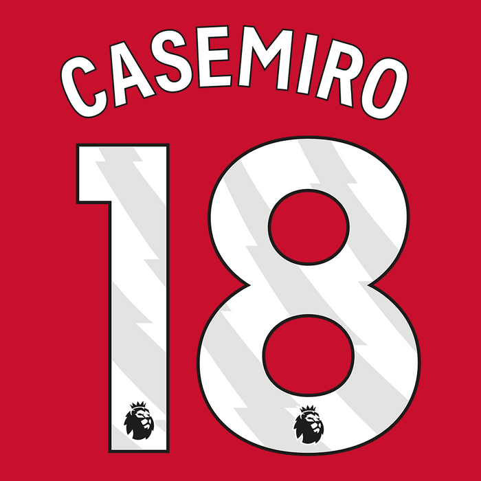 Premier League Print White (Youth) - CASEMIRO 18