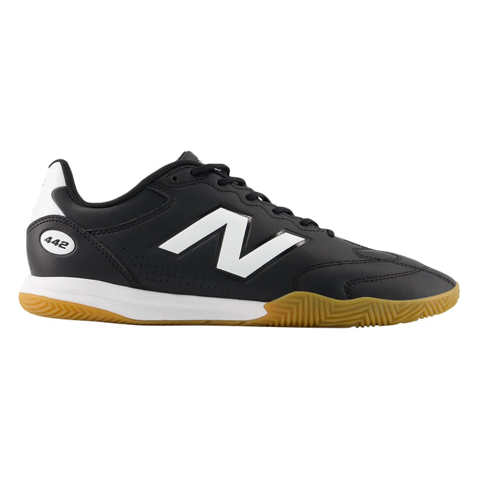 New Balance 442 V3 Team 2E IN Indoor Football Shoes (Black/White)
