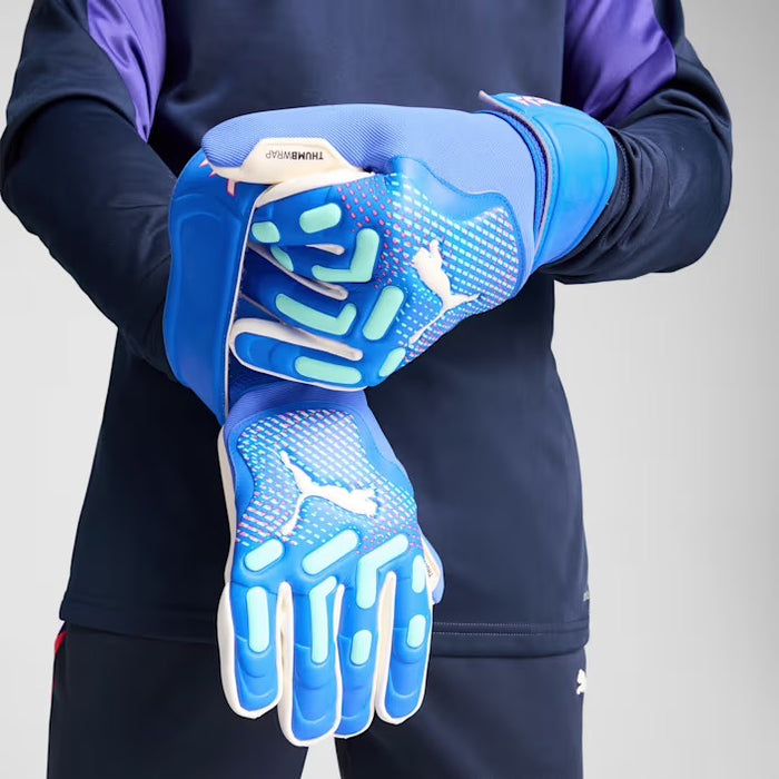 Puma Future Match NC GK Gloves (Bluemazing/Sunset Glow/Electric Peppermint)