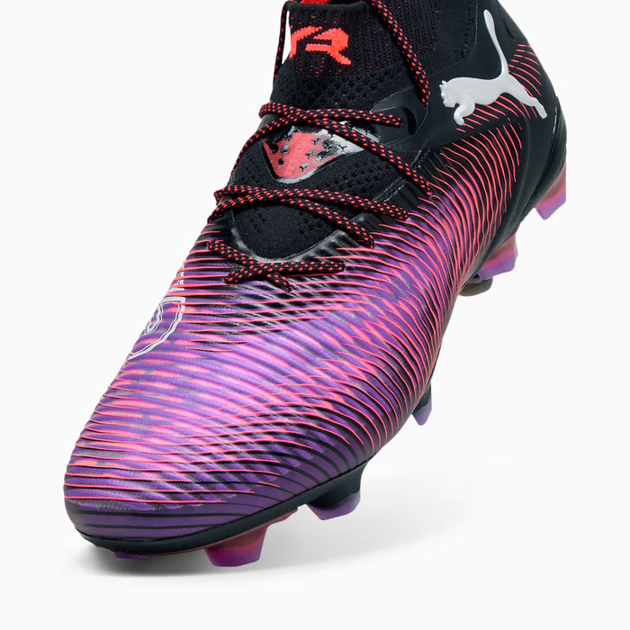 Puma Future 8 Ultimate FG Football Boots (Black/White/Glowing Red)