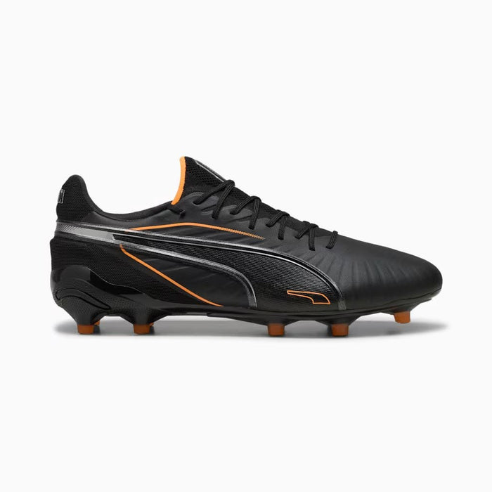 Puma King Ultimate FG/AG Football Boots (Black/Fire/Silver)