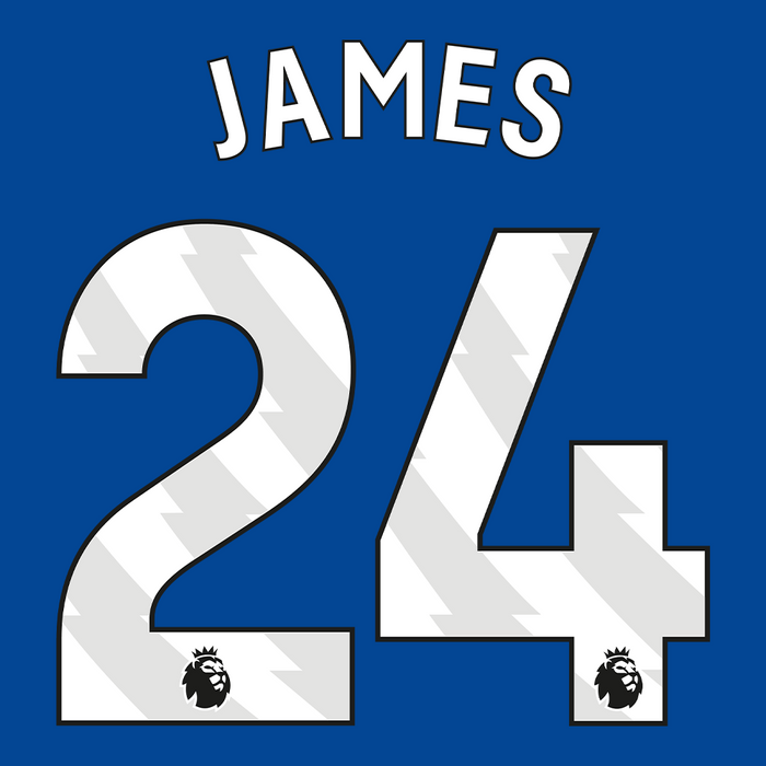 Premier League Print White (Adult) - JAMES 24