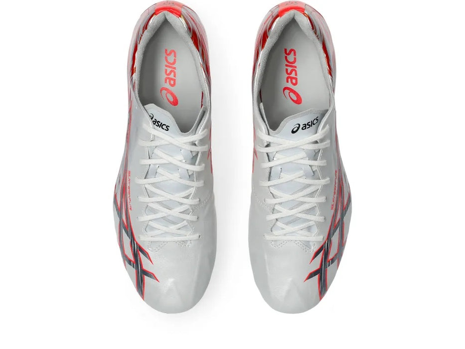 Asics Jetray Elite FG football boot in silver and red