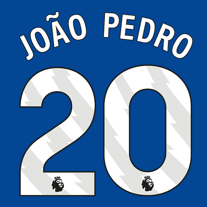 Premier League Print White (Youth) - JOAO PEDRO 20