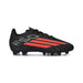 Adidas F50 Club junior football boot, Core Black/Lucid Red - outstep side