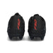 Adidas F50 Club junior football boots, Core Black/Lucid Red - heel back