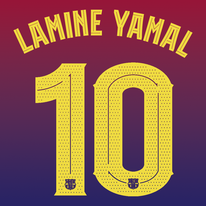 FC Barcelona Home Print 25/26 (Youth) - LAMINE YAMAL 10