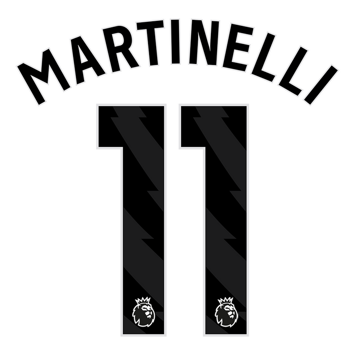 Premier League Print Black (Adult) - MARTINELLI 11