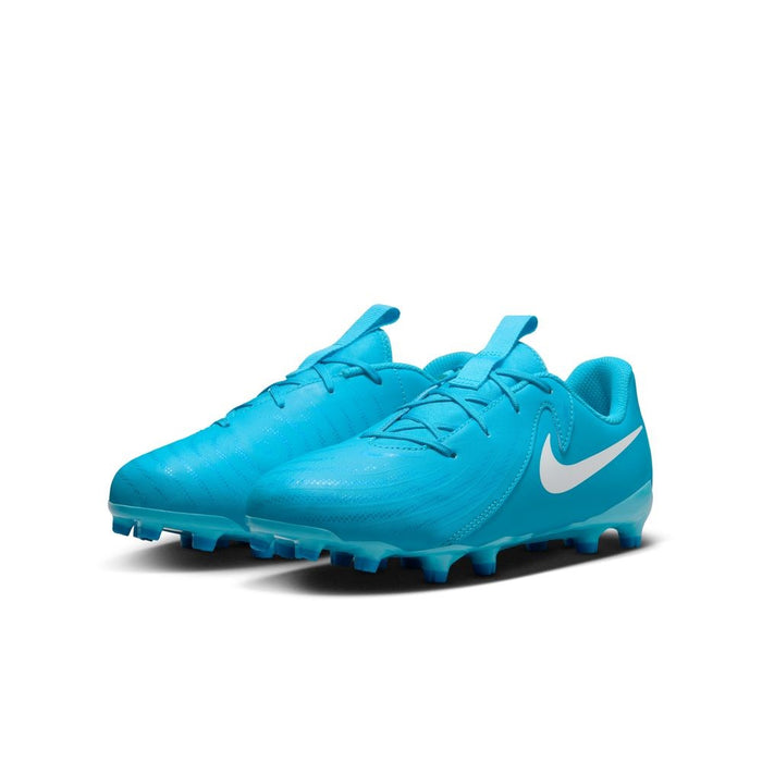 Nike Phantom GX 2 Academy FG/MG Jnr Football Boots (Blue Fury/White)