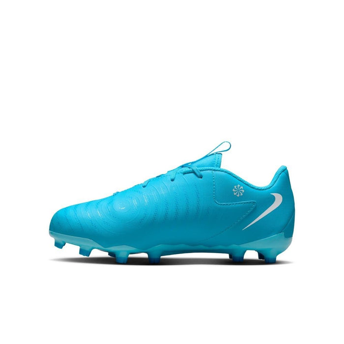 Nike Phantom GX 2 Academy FG/MG Jnr Football Boots (Blue Fury/White)