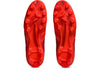 Asics Ultrezza 4 FG football boot in flash red and black