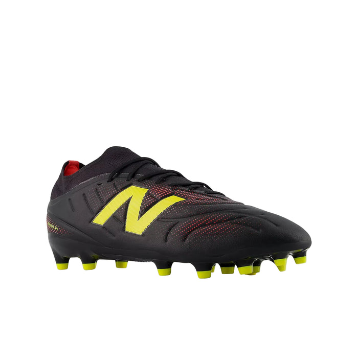 New Balance Tekela Team Low V5 2E MG Football Boots (Black/Punch Yellow/Fire Cracker)
