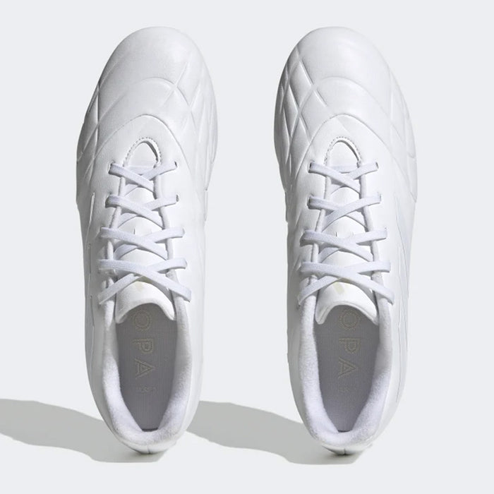 Adidas Copa Pure.3 FG Football Boots (White/White/Iron)