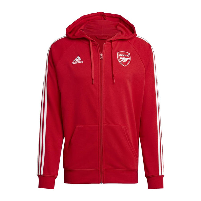 Arsenal Adult DNA 3-Stripes Full-Zip Hoodie