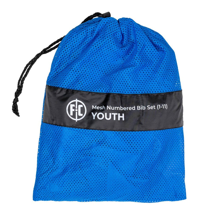 FC Mesh Numbered Training Bib Set - Youth (Royal)