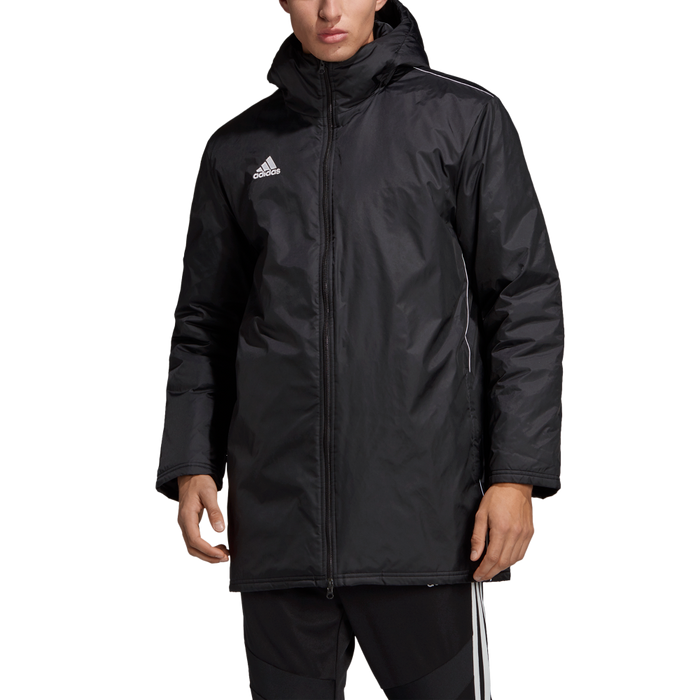 Adidas Adult Core 18 Stadium Jacket (Black/White)