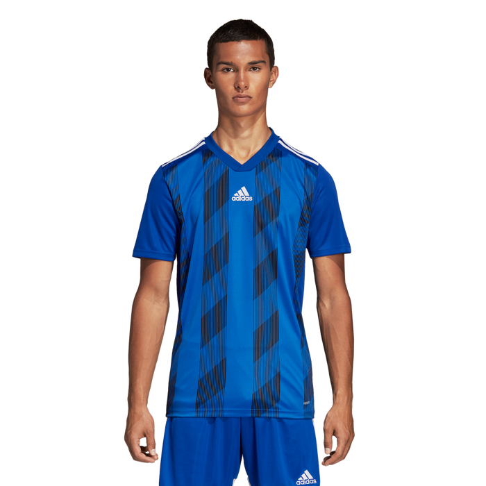 Adidas Adult Striped 19 Jersey (Blue/White)