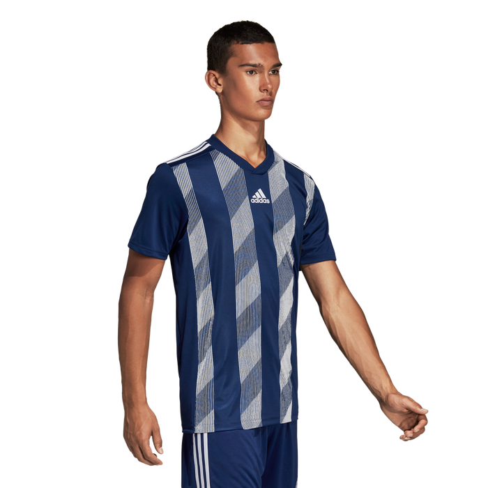 Adidas Adult Striped 19 Jersey (Dark Blue/White)