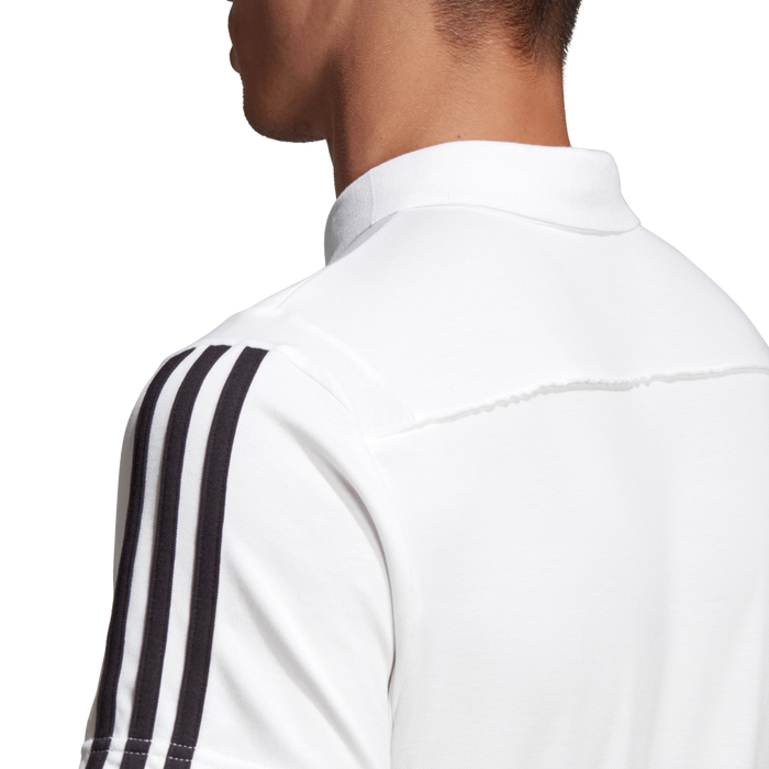 Adidas Adult Tiro 19 Polo (White/Black)