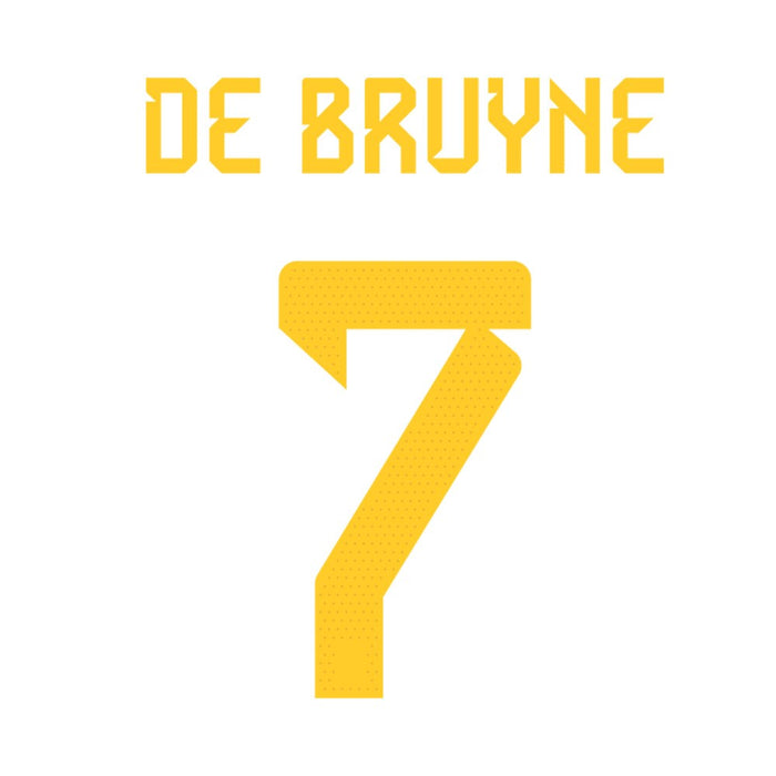 Belgium Home 2022 World Cup Print - DE BRUYNE 7