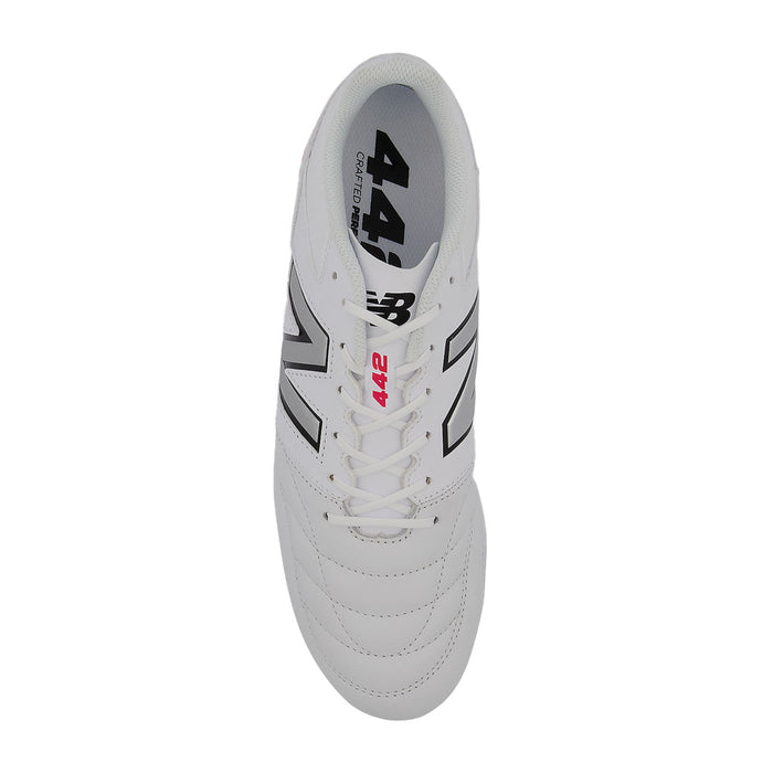 New Balance 442 V2 Team FG Football Boots (White/Black)