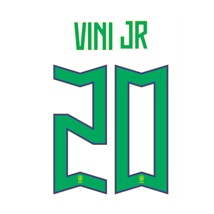 Official Brazil Print 2022 World Cup - Vini Jr. #20 Home