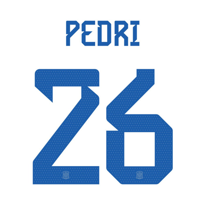 Official Spain Print - Pedri #26 Away