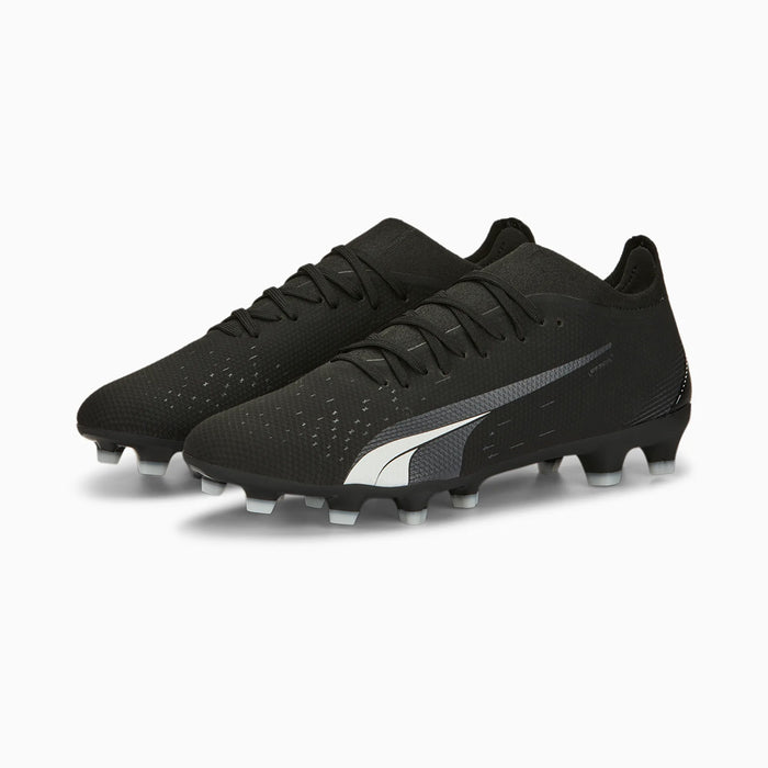 Puma Ultra Ultimate FG/AG Football Boots (Black/White)