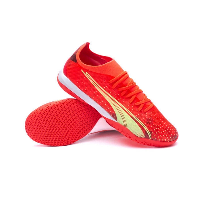 Puma Ultra Match IT Football Boots (Fiery Coral/Fizzy Light)