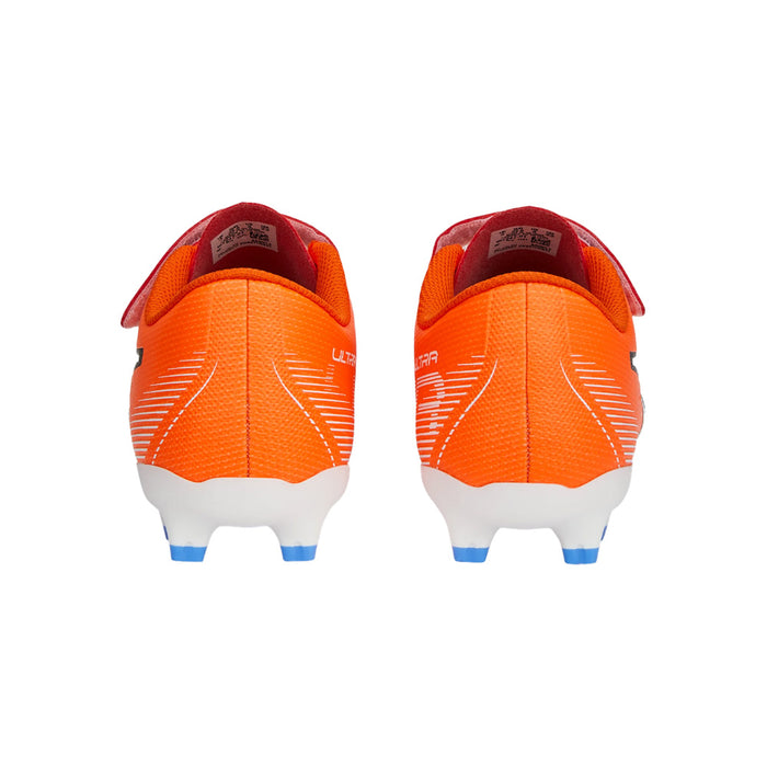 Puma Ultra Play FG/AG V Jnr Football Boots (Orange/White/Black)