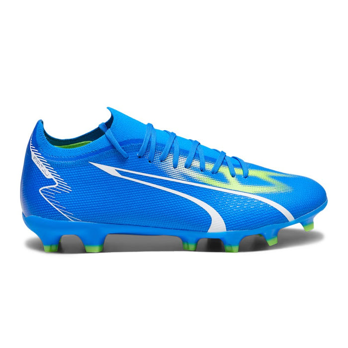 Puma Ultra Match FG/AG Football Boots (Ultra Blue/White/Pro Green)