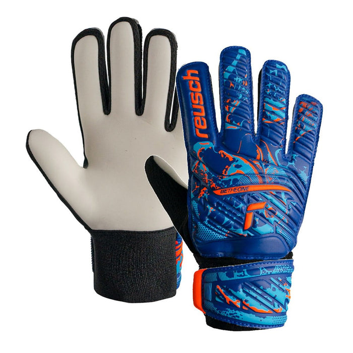 Reusch Attrakt Starter Solid GK Glove (Blue/Orange)