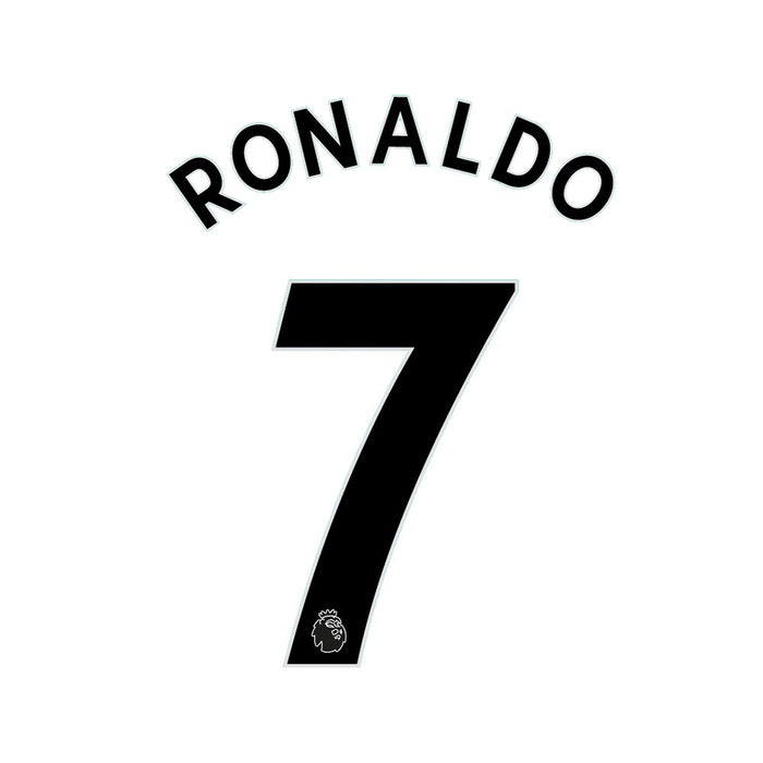 Official Premier League Print 2017-23 - Ronaldo #7 Black